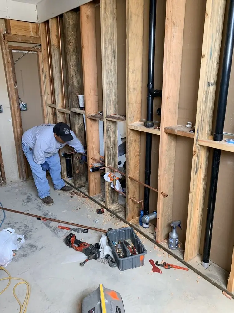 Commercial rough-in plumbing for Gas Line Repair in Columbiana